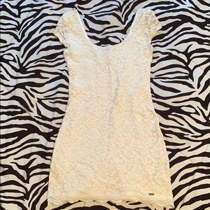 Abercrombie Kids White Lace Dress